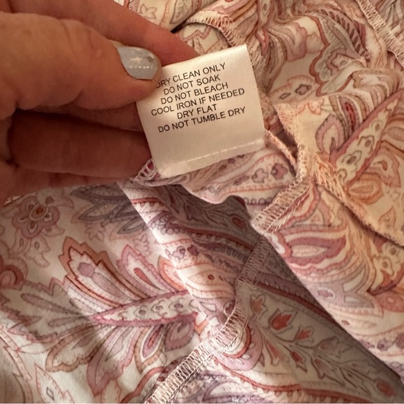 Melissa Odabash Pink Paisley Floral Motif Print Viscose Tabitha WrapDress NWOT L - Picture 13 of 16